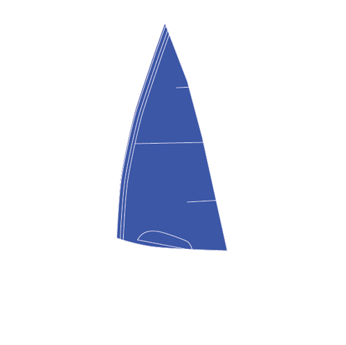 diagram of an ilca 7 dinghy