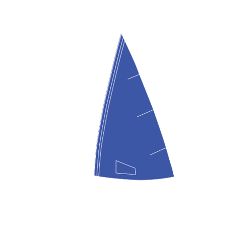 diagram of an ilca 6 dinghy